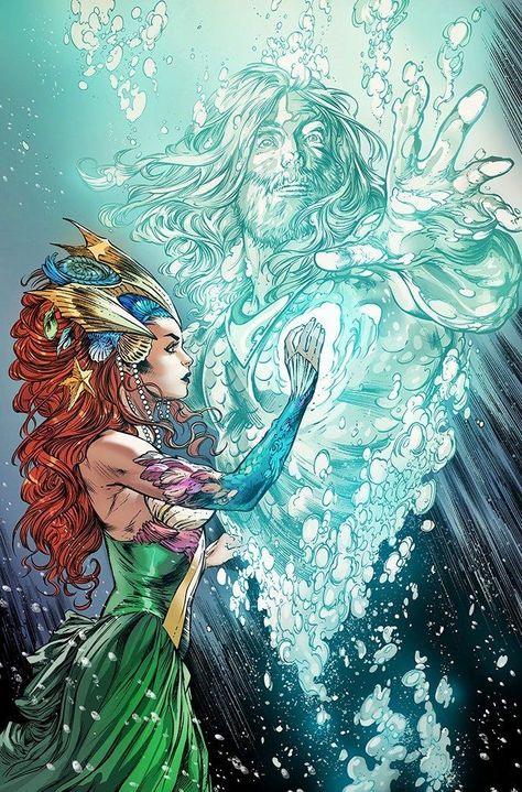 #dc #dccomics #aquaman #mera Female Dc Characters, Mera Dc Comics, Mera Dc, Aquaman Mera, Comics Love, Dc Super Hero Girls, Comic Style Art, Dc Comics Artwork, Dc Comics Characters