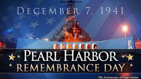 Pearl Harbor Remembrance Day, Hanukkah Quote, Remember Pearl Harbor, Pearl Harbor Day, Uss Oklahoma, Fb Banner, Uss Arizona, Pearl Harbor Attack, 75th Anniversary