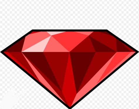 Ruby Logo, Ruby, Red