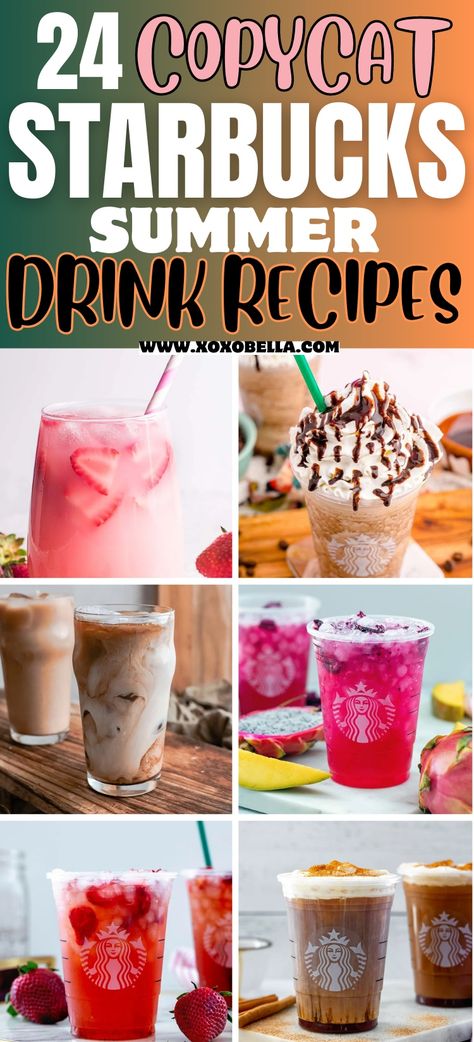 Starbucks Drinks Made At Home, Copycat Drinks Starbucks, Home Made Starbucks Refreshers, How To Make Your Own Starbucks Drinks, Starbucks Recipes At Home How To Make, Biggby Coffee Copycat Recipes, Diy Starbucks Recipes, Diy At Home Starbucks Drinks, How To Make A Starbucks Drink At Home