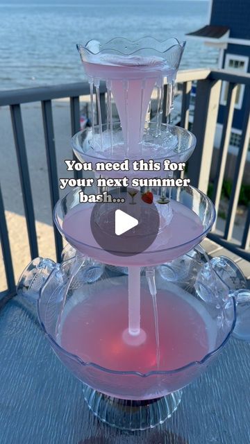 Christina Clericuzio on Instagram: "Knew I had to buy this drink fountain the second I saw it!!! Perfect for parties!! I filled it with @craftmix Strawberry Mule and seltzer😋 so yummy!  Comment “FOUNTAIN” and I’ll DM you a link to the products I used in this video😄  #craftmixpartner #craftmix #summerparty #beachparty #partyideas #cocktailinspiration #drinkinspo #forthofjuly #holidaycocktails #drinkfountain #amazonfinds" Party Drink Dispenser, Drink Fountain, Fountain Drink, Summer Bash, Forth Of July, Drink Dispenser, Holiday Cocktails, Party Drinks, Beach Party