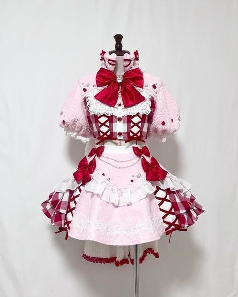 #costumedesign on Instagram | Hashtags J Idol Outfit, Cute Idol Outfits, Maid Clothes, Barbiecore Outfit, Kawaii Outfits, Idol Outfit, Fairytale Fashion, Guys Clothing Styles, Fits Clothes