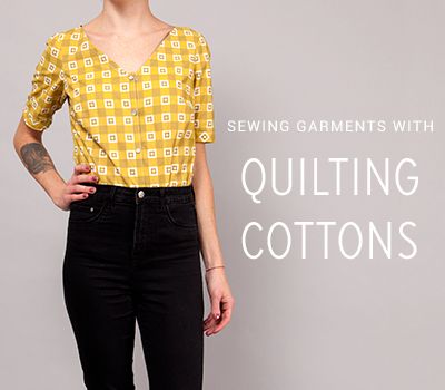 Garment Sewing For Beginners, Sewing Cotton Clothes, Sewing Clothes With Quilting Cotton, Cotton Shirt Sewing Pattern, Beginner Garment Sewing, Cotton Fabric Projects Clothes, Quilting Cotton Clothes, Handmade Wardrobe Sewing, Quilting Cotton Projects