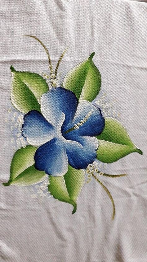 Fabric Colour Painting, Fabric Paint Shirt, Painting Flowers Tutorial, Painting On Clothes, Fabric Painting Techniques, Saree Painting, Fabric Painting On Clothes, Dress Painting, Fabric Paint Designs