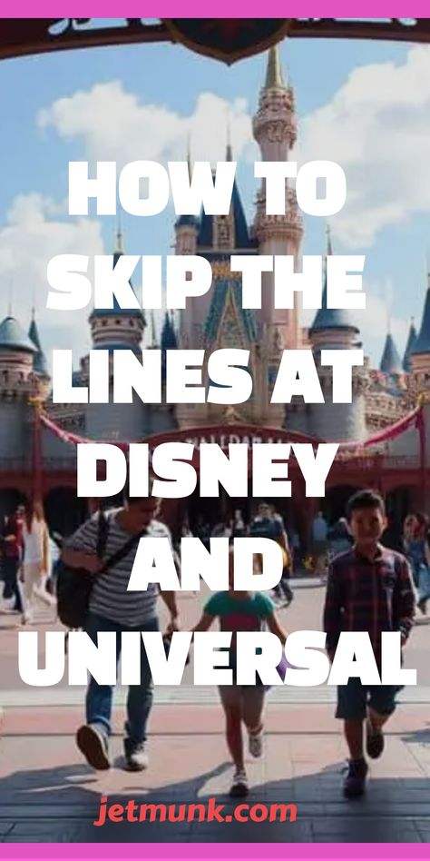 Skip the Lines at Disney World and Universal Studios Disney Fast Pass, Universal Islands Of Adventure, Destination Travel, Time To Leave, Holland America, Disney World Tips And Tricks, Parking Design, Waiting In Line, Disney World Resorts