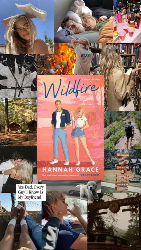 Romcom Books, Book Collage, Hannah Grace, Romantic Books, Book Aesthetic, Love Book, Romance Books, Bestselling Author, New York Times