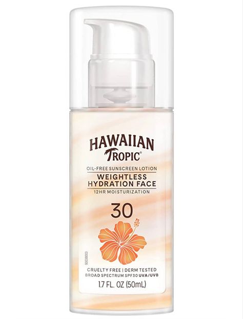 Hawaiian Tropic face sunscreen spf 30 Mini Sunscreen, Travel Size Sunscreen, Face Spf, Sunscreen For Face, Sunscreen Oil, Hawaiian Tropic, Body Sunscreen, Sensitive Skin Care, Dry Oil