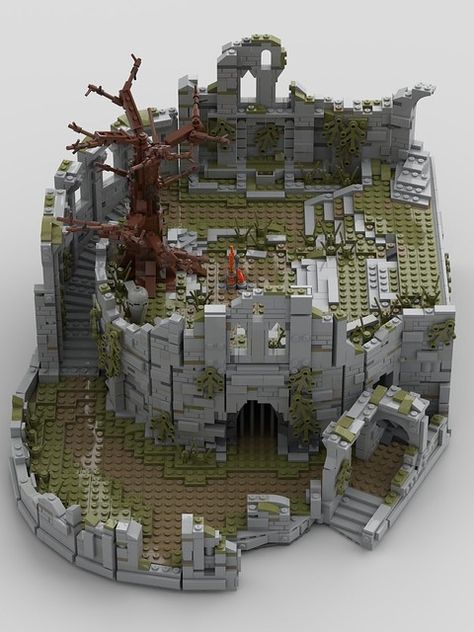 Lego MOC - Firelink Shrine (Dark Souls) | Recreating Dark So… | Flickr Lego Fantasy Moc, Lego Castle Moc, Firelink Shrine, Lego Hobbit, Easy Lego Creations, Lego Designs, Lego Halloween, Lego Medieval, Lego Sculptures