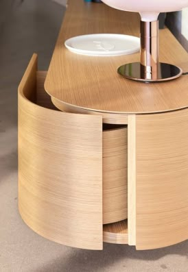 Curved Cabinets, Deco Chairs, Joinery Details, Italian House, Curved Wood, Patricia Urquiola, Charlotte Perriand, Drawer Design, Design Apartment