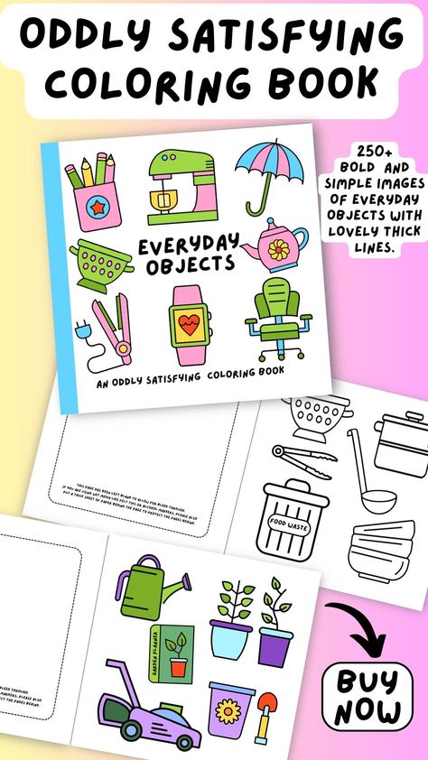 250+ bold and simple images of everyday objects with lovely thick lines for coloring in. 🎨🖼 ✏ satisfying coloring | satisfying coloring pages | coloring pages | coloring book Satisfying Coloring Pages, Images To Color, Simple Images, Food And Snacks, Drink Recipe Book, Easy Coloring, Garden Planner, Drink Recipe, Coupon Book