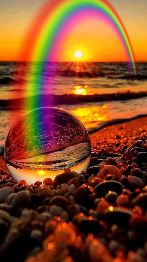 Cool Rainbow Wallpapers, Rainbow Sunset Wallpaper, Pjs Ideas, Rainbow Photography Nature, Rainbow Wallpaper Backgrounds, Lightning Sky, Pleasant Dreams, Rainbow Wallpaper Iphone, Full Hd Wallpaper Download