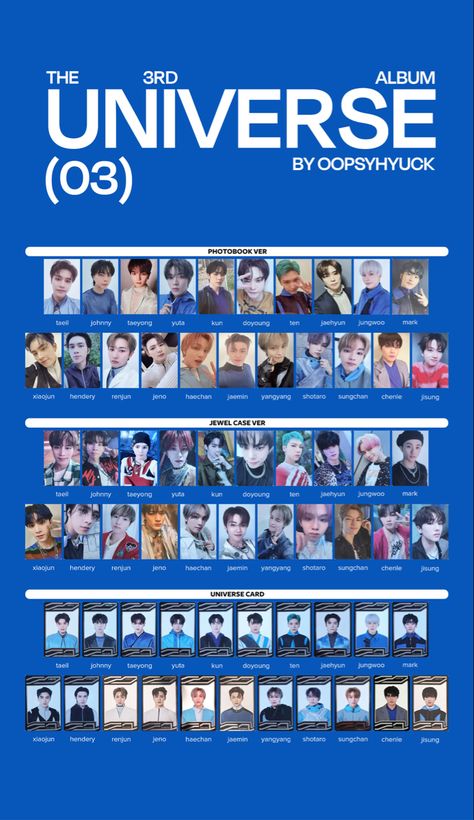 "complete universe photocard template also download here.. Nct Universe Photocard, Nct Photocard, Photocard Aesthetic, Photocards Kpop, Pc Template, Photocard Template, Kpop Collection, Picture Credit, Cute Texts