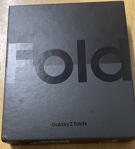 Samsung Galaxy Z Fold4 SM-F936B/DS 256GB Phantom Black Unlocked With Extras 8806094504682 | eBay Galaxy Z Fold 4, Z Fold 4, Going For Gold, Wi Fi, Samsung Galaxy, Quick Saves, Black