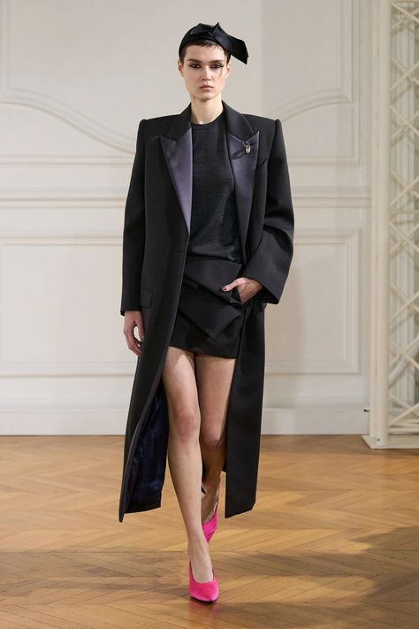 Givenchy Fall 2024 Ready-to-Wear Collection | Vogue Pant Trends, Slip Skirts, Fall Winter 2024, Lingerie Dress, Fashion Show Collection, Winter 2024, Fall 2024, Fall Trends, Flare Skirt