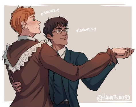 Ron X Harry, Ron And Harry, Hp Fanart, Gay Harry Potter, Harry Potter Artwork, Yer A Wizard Harry, Harry Potter Fanart, Harry Potter Comics, Harry Potter Ships