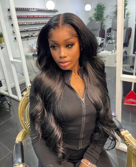 Black Hair Inspiration, Closure Wigs, Glueless Wigs, Glueless Wig, Wavy Curly Hair, Wigs Human Hair, Hair Laid, Hair Life, Long Wigs