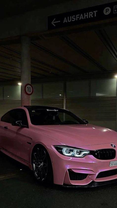 Pink Bmw Aesthetic, Barbie In Real Life, Pink Bmw, Serie Bmw, Dream Cars Bmw, Bmw I, Bmw Wallpapers, Lux Cars, Street Racing Cars