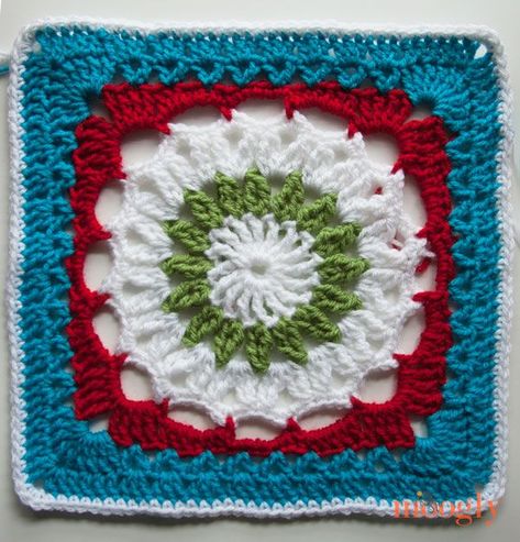 Moogly Crochet, Crochet Squares Afghan, Crochet Blocks, Crochet Square Patterns, Granny Squares Pattern, Granny Square Crochet Pattern, Square Patterns, Crochet Square, Crochet Squares