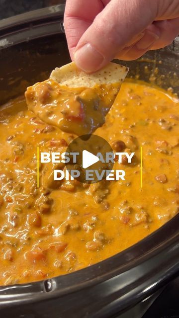 Greg Young on Instagram: "🔥Best Party Dip Ever🔥 Need a dip that everyone will be talking about! This easy one pot recipe will leave them begging for the recipe. 🙏 #food #foodie #recipes #cooking #howto #party #partyfood #chili #crockpot #dip #chips #instafood #instafoodie @velveeta @roteltomatoes @worthabuck" Velveeta Nacho Dip, Healthy Nacho Cheese Sauce, Velveeta Queso Dip Crock Pot, Chilis Queso Dip, Cheese Dip Recipes Velveeta, Easy Crockpot Dips, Velveeta Queso Dip, Velveeta Dip, Queso Dip Velveeta