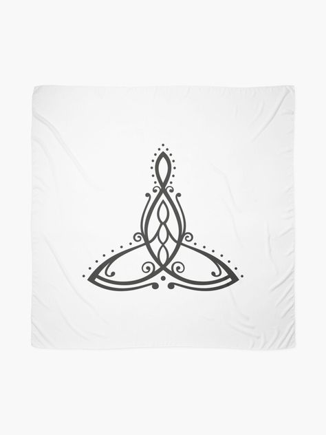 "Celtic symbol, mother with three children." Scarf by ChristineKrahl | Redbubble Grandmother Symbol Tattoo, Celtic Mother Tattoos, Motherhood Symbols, Celtic Motherhood Knot, Motherhood Knot, Celtic Motherhood, Cross Tattoos For Women, Celtic Symbol, Celtic Trinity Knot