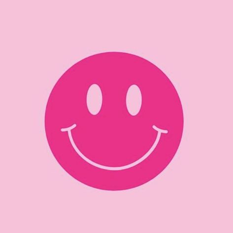 Smiley Face Widget, Preppy Smiley Face, Pink Preppy, Smiley Face, Pink Background, Smiley, Pink