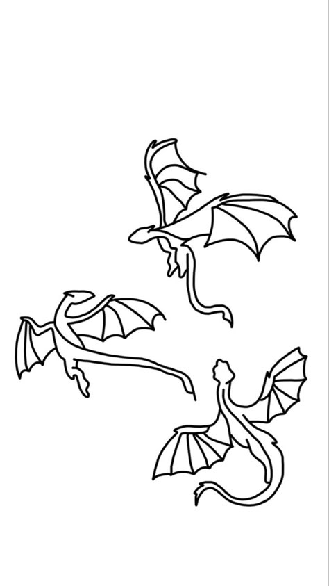 Dragon Art Sketch Easy, Fourth Wing Painting Ideas, Dragon Doodle Art, Dragon Embroidery Simple, Dragon Line Art Simple, Simple Dragon Painting, Cute Dragon Sketch, Dragon Drawings Cute, Dragon Illustration Simple