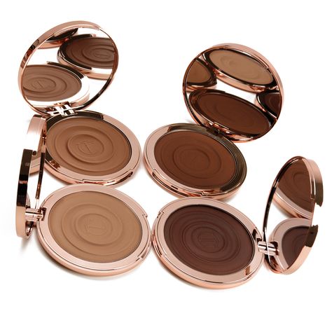 Charlotte Tilbury Cream Bronzer, Charlotte Tilbury Bronzer, Bronzers For Dark Skin, Blush For Dark Skin, Glowing Skin Cream, Best Blushes, Charlotte Tilbury Beautiful Skin, Skincare Preppy, Best Bronzer