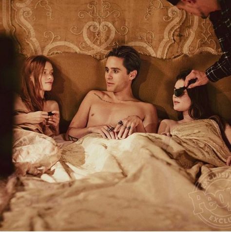 Gucci Guilty Jared Leto Gucci, Jared Leto Gucci Guilty, Jared Joker, Jaret Leto, Jamie Campbell Bower Twilight, Gucci Campaign, Chris O'dowd, Fragrance Campaign, Joker Pics