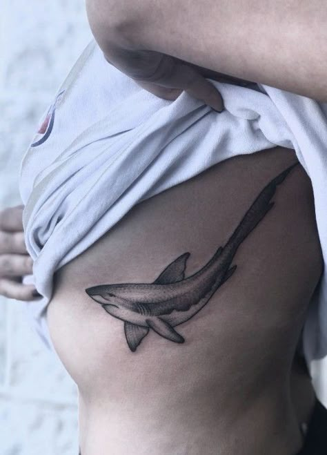 Shark tattoo Tattoo Planets, Shark Tattoo Ideas, Cardinal Tattoo, Mayan Tattoos, Sanskrit Tattoo, Spirit Tattoo, Skull Sleeve Tattoos, Bull Tattoos, Shark Tattoo