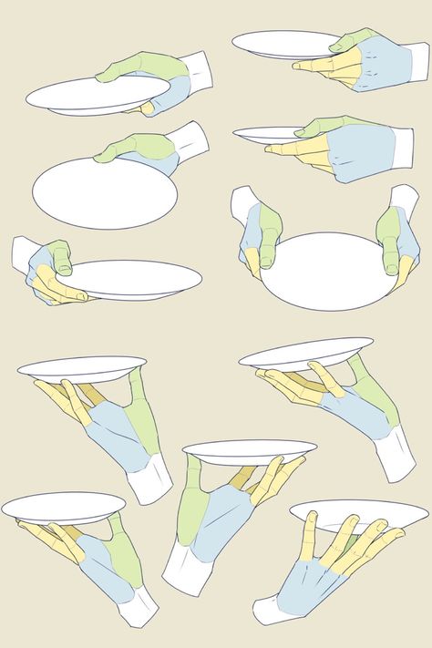 Holding Plate Reference, Concept Art Reference, Plate Reference, Character Outfit Ideas, Hatoful Boyfriend, Plate Drawing, Hand Drawing Reference, Hand Reference, Body Reference Drawing