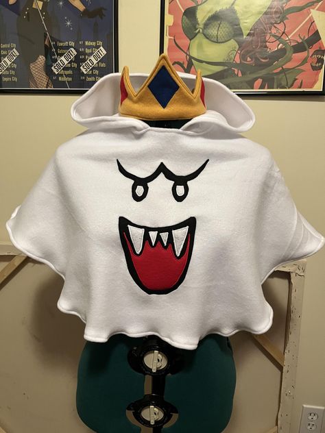 King Boo Costume, Mario Party Costume, Yoshi Halloween, Mario Costume Diy, Mario Bros Costume, Weird Obsessions, Toad Costume, Boo Costume, Halloween Costumes Diy Couples