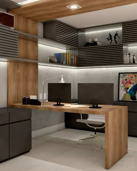 Home Office Em L, Home Office Interior Design Modern, Small Office Layout, Office Cabin Design, Small Office Design Interior, Home Office Layouts, Small Office Design, Modern Home Offices, Office Table Design