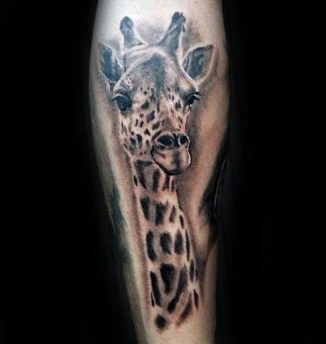 90 Giraffe Tattoo Designs For Men - Long Neck Ink Ideas Tattoo Finder, Mama Tattoos, Tongue Tattoo, Sketch Realistic, Giraffe Tattoo, Tattoo Painting, Animal Sleeve Tattoo, Paradise Tattoo, Mommy Tattoos