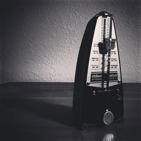 Black and white metronome Metronome Aesthetic, Music Stuff, Vocaloid, Musician, Music Instruments, Lake, Music, Black