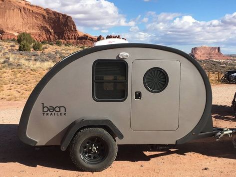 The 7 best camper trailers of 2018 - Curbed Vintage Camper Interior Ideas, Teardrop Trailer For Sale, Camper Interior Ideas, Teardrop Trailer Interior, Off Road Teardrop Trailer, Vintage Trailers For Sale, Off Road Teardrop, Trailers Vintage, Building A Teardrop Trailer