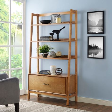 Tv Stands | Crosley Furniture Brown Bookcase, Small Ladder, Spacious Office, 4 Shelf Bookcase, Large Bookcase, Ladder Bookshelf, Small Bookcase, Etagere Bookcase, Online Furniture Shopping