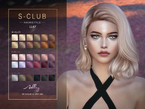 Ts4 Hair, Sims 4 Black Hair, Pelo Sims, Sims 4 Cc Folder, Sims 4 Dresses, Club Hairstyles, Sims4 Clothes, Sims Hair, Sims 4 Mods Clothes