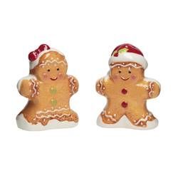 Gingerbread Salt and Pepper Shaker Set Holiday Dinner Table, Salt And Pepper Set, Cute Sets, Christmas Gingerbread, Christmas Storage, Gift Card Sale, Salt And Pepper Shaker, Joss And Main, Salt And Pepper Shakers