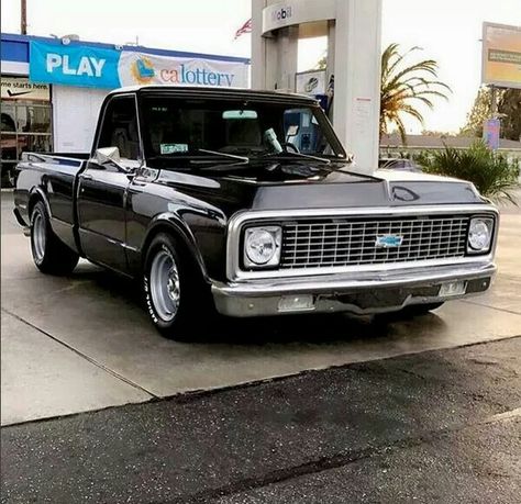 CHEVROLET  C10 Car Stunt, 67 72 Chevy Truck, 72 Chevy Truck, Chevrolet Truck, Lowered Trucks, C10 Chevy Truck, Custom Chevy Trucks, C10 Trucks, Old Pickup