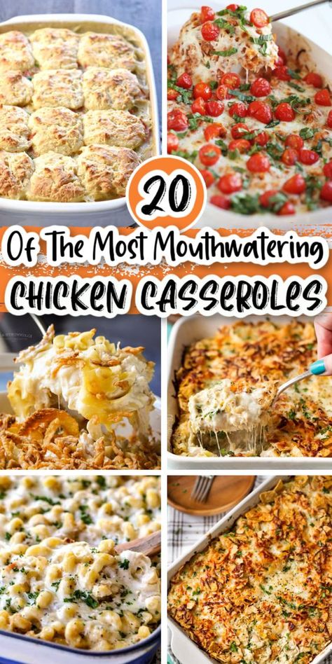 Modern Casserole Recipes, Week Night Dinners Chicken, Quick Weeknight Casseroles, 1 Dish Chicken Casserole Recipes, Classic Chicken Casserole Recipes, Easy Baked Chicken Casserole Recipes, Comfort Recipes Dinners, Easy Dinner Recipes For Family Casserole, Cheap Easy Casserole Dinners