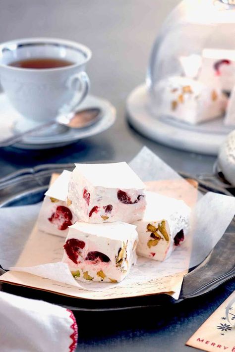 Australian Christmas Desserts, Classic Christmas Recipes, Nougat Recipe, High Tea Food, Christmas Dessert Recipes, Orange And Almond Cake, Square Recipes, Australia Food, Australian Christmas