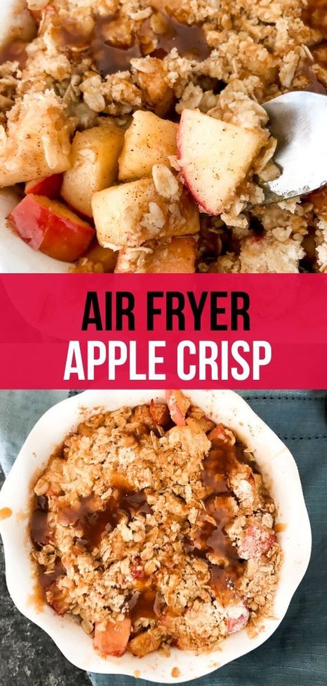 Veggetti Recipes, Apple Crisp Without Oats, Recipe Diaries, Apple Crisp Cheesecake, Healthy Apple Crisp, Easy Apple Crisp Recipe, Apple Crisp Easy, Air Fryer Oven Recipes, Apple Crisp Recipes