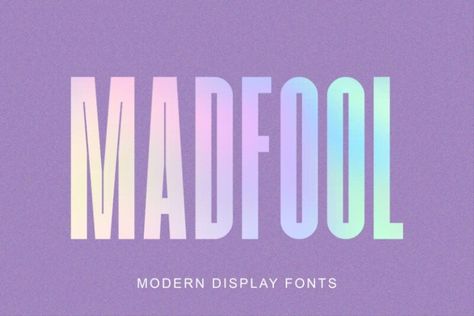 Madfool is a neat and casual sans display font designed by Wasabib Type Foundry. With bold stroke, fun character. To give you an extra creative work. Madfool support multilingual more than 100+ language. This font is good for logo design, Social media, Movie Titles, Books Titles, a short text even a long text letter and […] Get your free download of the Madfool Font now at FreeFontDL - Free Font Download! Elegant Typeface, Long Text, Short Text, Instagram Font, Type Foundry, Font Inspiration, Bold Fonts, Typeface Design, Movie Titles