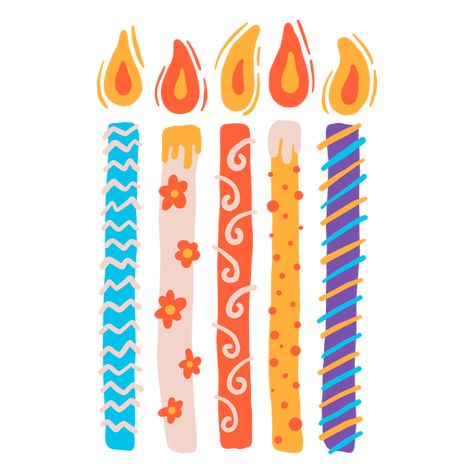 Birthday Candle Illustration, Birthday Candle Drawing, Candles Illustration, Candle Doodle, Candle Illustration, Cartoon Birthday Cake, Candle Drawing, Candles Birthday, Vegas Birthday