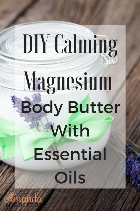 Magnesium Butter, Magnesium Body Butter, Magnesium Lotion, Floral Essential Oils, Homemade Body Butter, Diy Body Butter, Adrenal Health, Body Butters Recipe, Bath Recipes