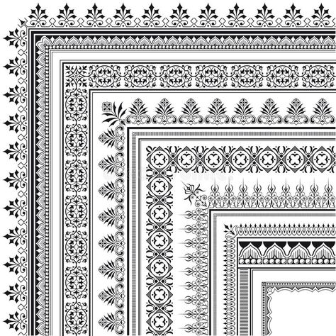 Ornamental corner border made of multiple frames. Elegant corner border made of #Sponsored , #sponsored, #SPONSORED, #corner, #Elegant, #frames, #Ornamental Ornamental Corner, Corner Border, Corner Borders, Frame Border Design, Page Borders Design, Border Embroidery Designs, Islamic Art Pattern, Border Embroidery, Digital Borders Design