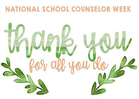 National School Counselor Week Ideas and Resources to Celebrate Counselor Week Ideas, School Counselor Week Ideas, National School Counselor Week, Counselor Week Gifts, School Counselor Appreciation Week, School Counselor Week, Counselor Appreciation Week, School Counselor Appreciation, Counselors Week