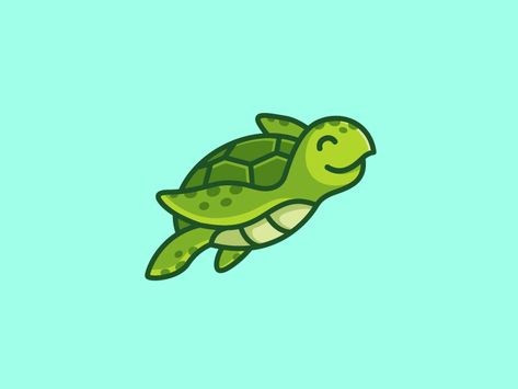 Sea Turtle - Opt 2 by Alfrey Davilla | vaneltia #Design Popular #Dribbble #shots Sea Turtle Drawing, Cartoon Turtle, Turtle Drawing, Turtle Tattoo, Sea Turtle, Turtles, Tortoise, Animal Art, Drawing Ideas