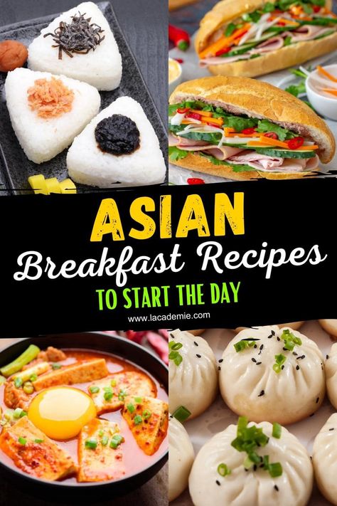 Explore a diverse range of flavors in Asian cuisine with our curated collection of breakfast recipes. From warm and comforting congee to fluffy and satisfying onigiri, you'll find a tasty twist on traditional breakfast dishes that will awaken your taste buds and start your day with a bang. Breakfast From Around The World Recipes, Asian Breakfast Recipes Healthy, Vietnamese Breakfast Recipes, Chinese Breakfast Ideas, Easy Asian Breakfast, Healthy Asian Breakfast, Asian Egg Recipes, Korean Breakfast Recipe, Chinese Breakfast Recipes