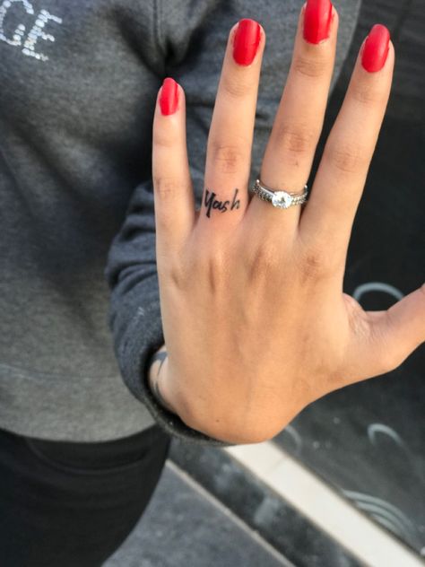 #small #tattoo #new #names #goodvibes #love Yash Name Tattoo, Yash Name, Tattoo Designs Women, Name Tattoos For Girls, Name Tattoo Ideas, Tattoo New, Y Words, Elements Tattoo, Omerta Tattoo